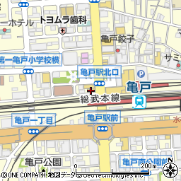 リンガーハット亀戸駅前店周辺の地図
