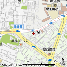 プレール新宿余丁町周辺の地図