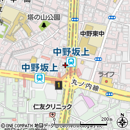 ＮＳＢ西川中野坂上ビル周辺の地図