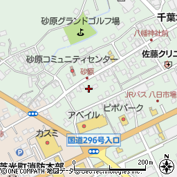 千葉県匝瑳市八日市場イ2671周辺の地図