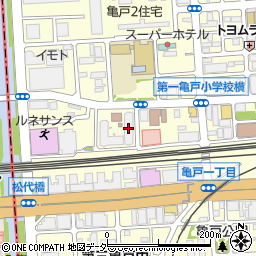 ＵＲ都市機構アーバンライフ亀戸２２号棟周辺の地図