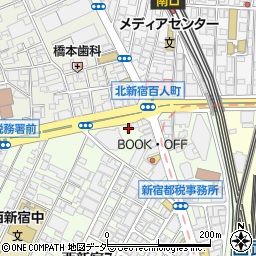 新幸クリーニング　西新宿店周辺の地図