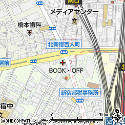 ＧＵＮ＆ＭＩＬＩＴＡＲＹ・ＥＣＨＩＧＯＹＡ新宿店周辺の地図