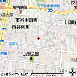 東京都新宿区市谷加賀町2丁目周辺の地図
