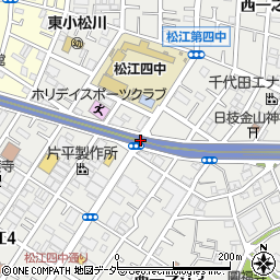 松江四中通り周辺の地図