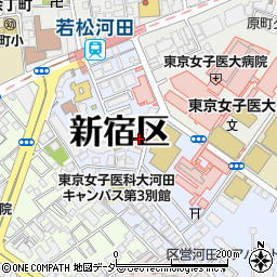 東京女子医科大学東洋医学研究所クリニック周辺の地図