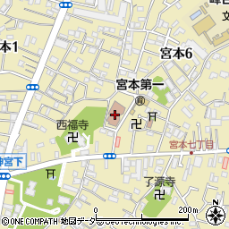 船橋市宮本公民館周辺の地図