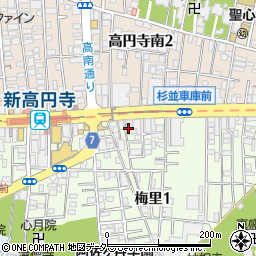株式会社ロングヒルジャパン　高円寺分室周辺の地図