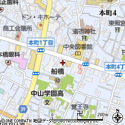 三菱ＵＦＪ銀行鎌ケ谷支店周辺の地図