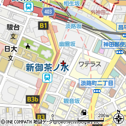 東京都千代田区神田駿河台4丁目2周辺の地図