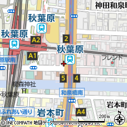 東京都千代田区神田佐久間町1丁目21周辺の地図