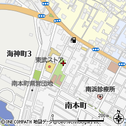 千葉県船橋市南本町11周辺の地図