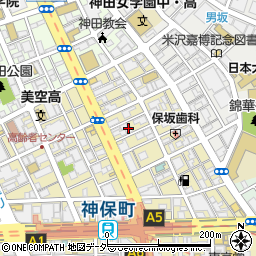 東京都千代田区神田神保町1丁目42周辺の地図