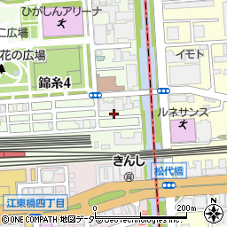 ヴァンテ錦糸町周辺の地図