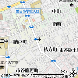 東京都新宿区納戸町4周辺の地図