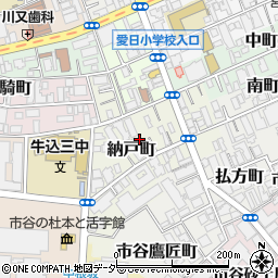 東京都新宿区納戸町30周辺の地図