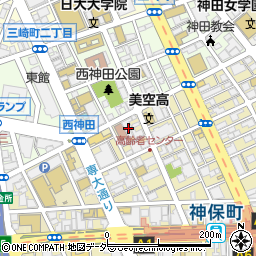東京都千代田区神田神保町2丁目40周辺の地図