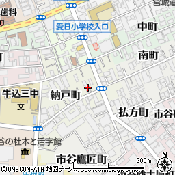 東京都新宿区納戸町周辺の地図