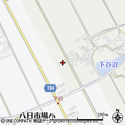 千葉県匝瑳市上谷中691周辺の地図