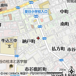 東京都新宿区納戸町周辺の地図