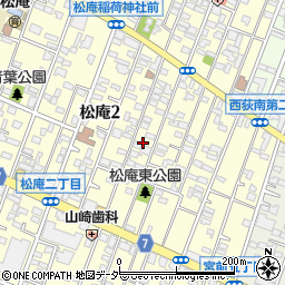 東京都杉並区松庵2丁目11周辺の地図
