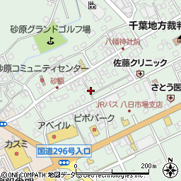 千葉県匝瑳市八日市場イ2695周辺の地図