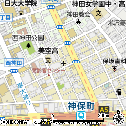 木魂社周辺の地図