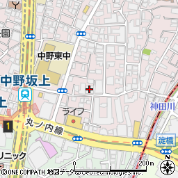 中野坂上ムラーピア２周辺の地図