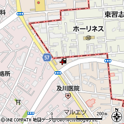 ＥＮＥＯＳ　Ｄｒ．Ｄｒｉｖｅセルフ習志野店周辺の地図