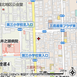 ＭＴサロン三鷹店周辺の地図