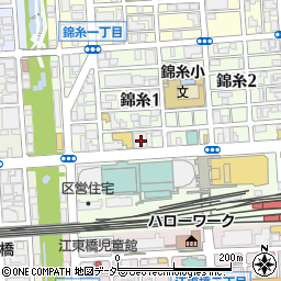 ライフ錦糸町歯科クリニック周辺の地図
