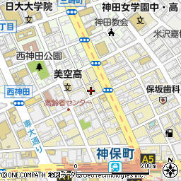 東京都千代田区神田神保町2丁目28周辺の地図