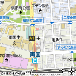 ナビパーク亀沢第６駐車場周辺の地図