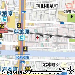 東京都千代田区神田佐久間町周辺の地図