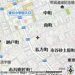 東京都新宿区南町17周辺の地図