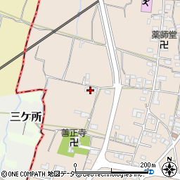 山梨県甲州市塩山下塩後289周辺の地図