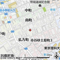 東京都新宿区払方町7周辺の地図
