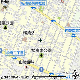 東京都杉並区松庵2丁目11-13周辺の地図