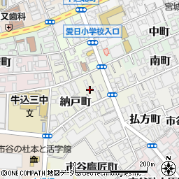 東京都新宿区納戸町31周辺の地図