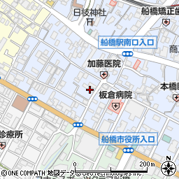 セブンイレブン船橋本町２丁目店周辺の地図