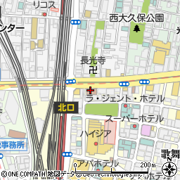 ハローワーク新宿歌舞伎町庁舎周辺の地図