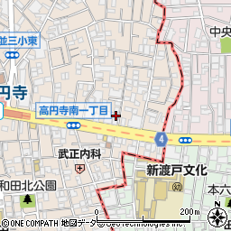 東高円寺コムリセ歯科クリニック周辺の地図