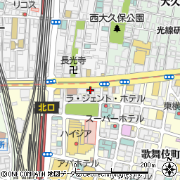赤い屋台 新宿歌舞伎町店周辺の地図