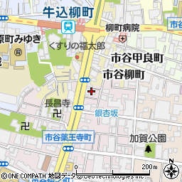 東京都新宿区市谷薬王寺町14周辺の地図