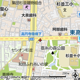 MILAN 東高円寺店周辺の地図