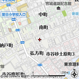 東京都新宿区南町15周辺の地図
