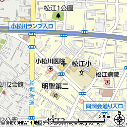 マルエツ松江店周辺の地図