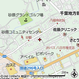 千葉県匝瑳市八日市場イ2692-1周辺の地図