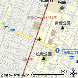 フラワーデザインスタジオオブト松庵店周辺の地図
