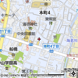 千葉県船橋市本町4丁目36周辺の地図